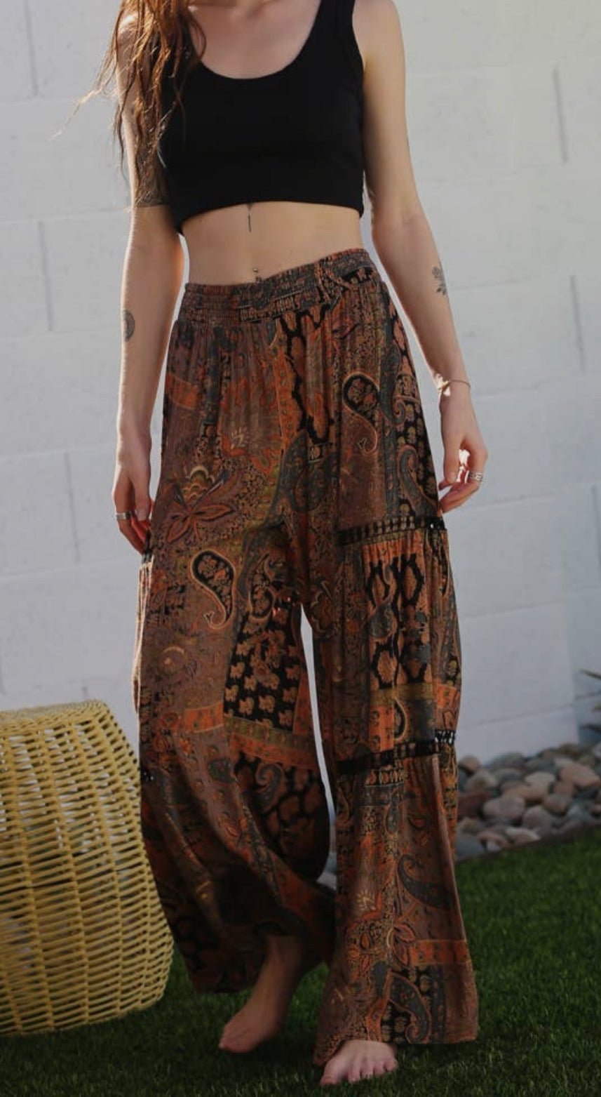 Sienna Printed Wide Leg Pants